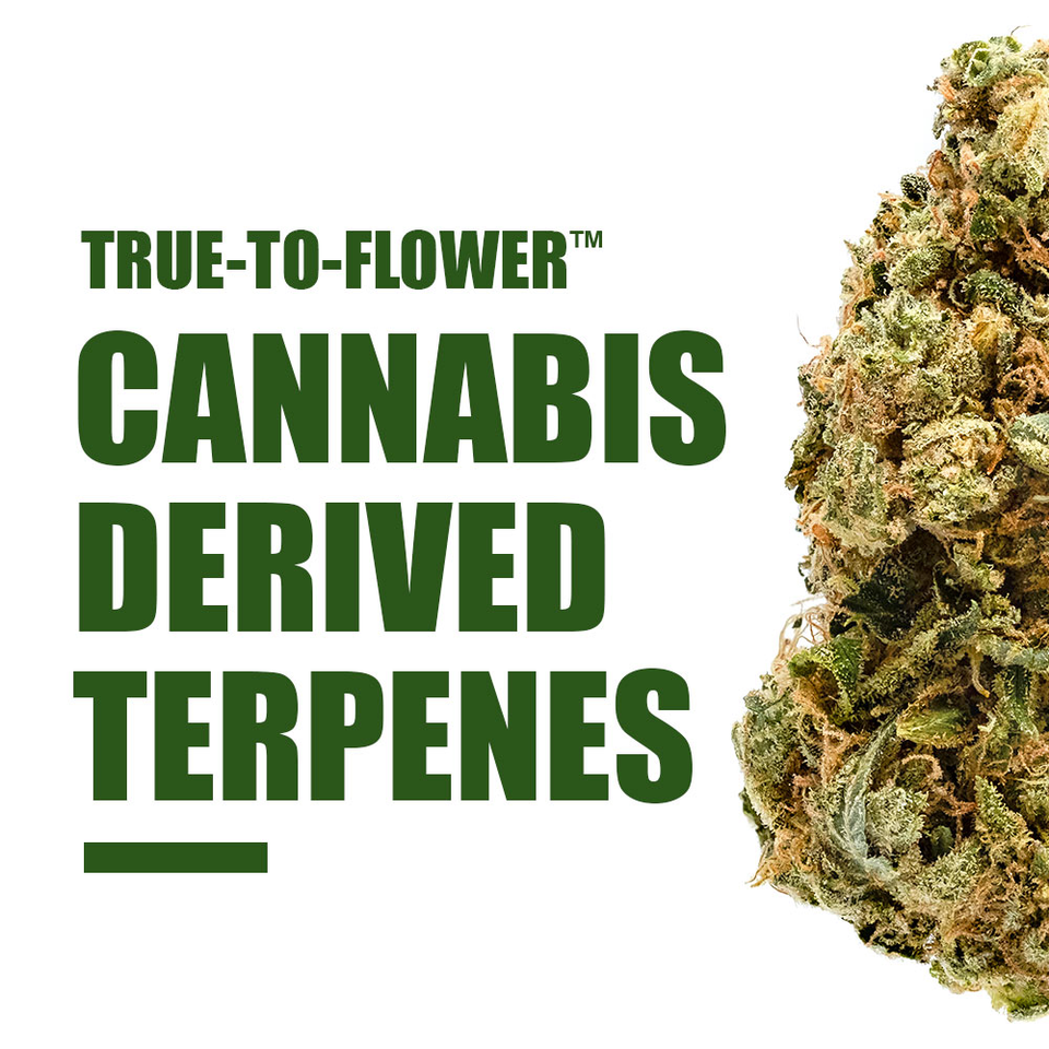 <h3><strong>True-to-Flower</strong><sup>™</sup></h3> <h1>Cannabis Derived Terpene Strains</h1>